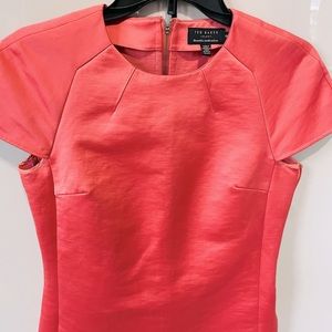 Ted Baker top, fitted salmon tone